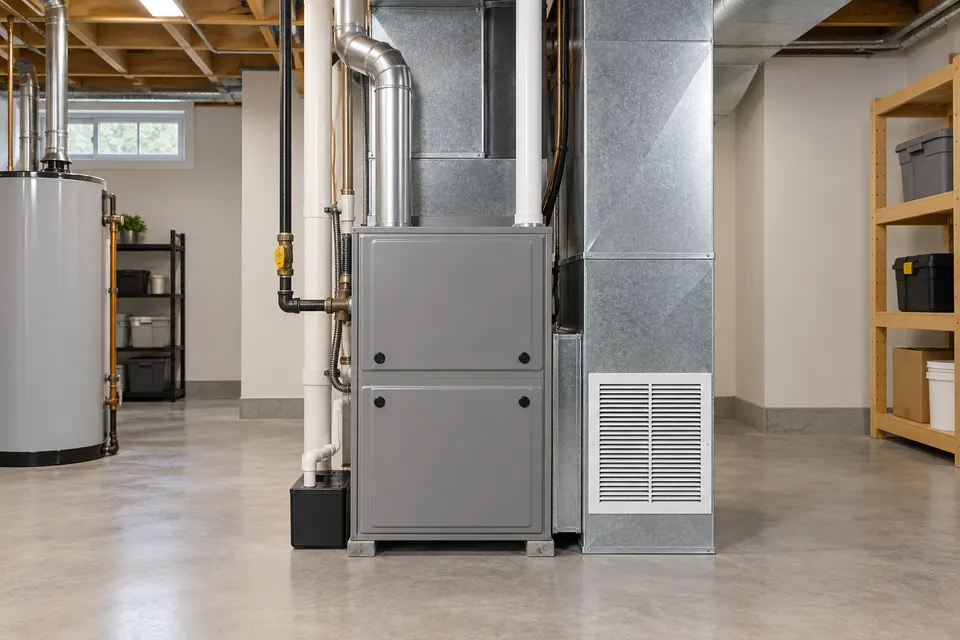 Generated illustration of residential cooling equipment in Boise.